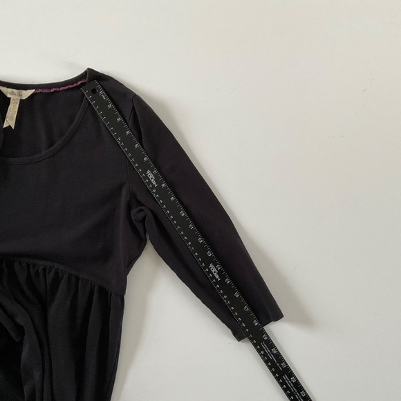 Matilda Jane Discovery Dress Sz L Black Empire Waist Everyday Chic Comfy Classic - Picture 9 of 11